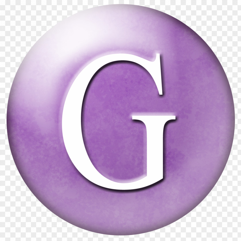 Letter G Purple Violet Lilac Magenta Symbol PNG