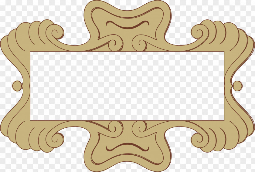 Ornate Rectangle Picture Frames PNG