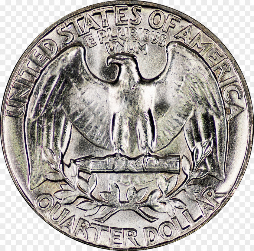 Silver Coin Walking Liberty Half Dollar Quarter PNG