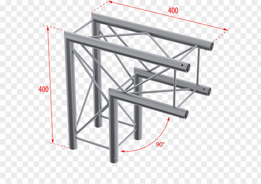 Truss Structure Aluminium Steel Light PNG
