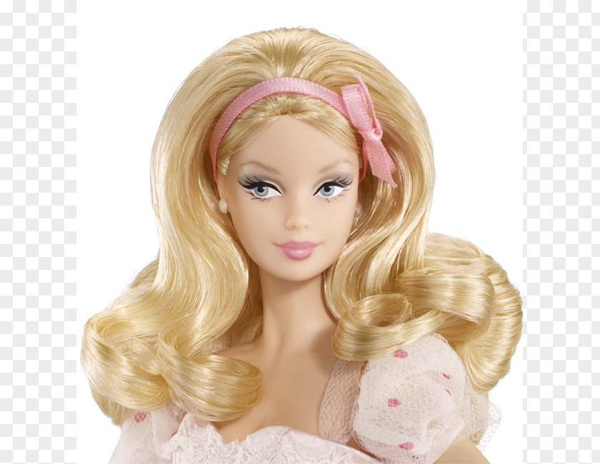 Barbie Golden Angel Doll Birthday Wishes 2015 PNG