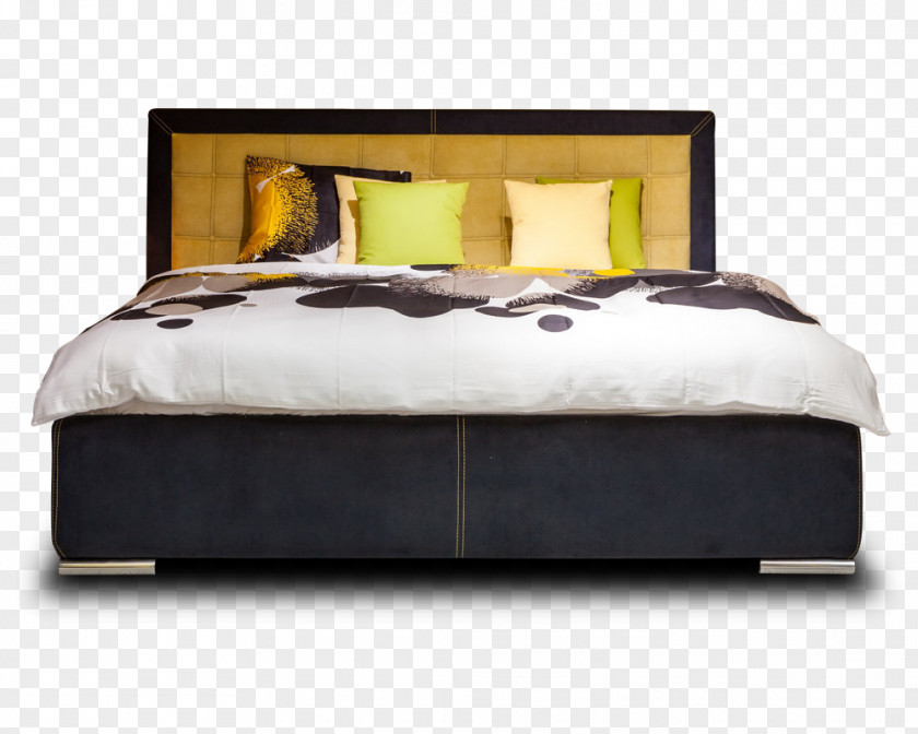 Bed Frame Box-spring Mattress Couch PNG