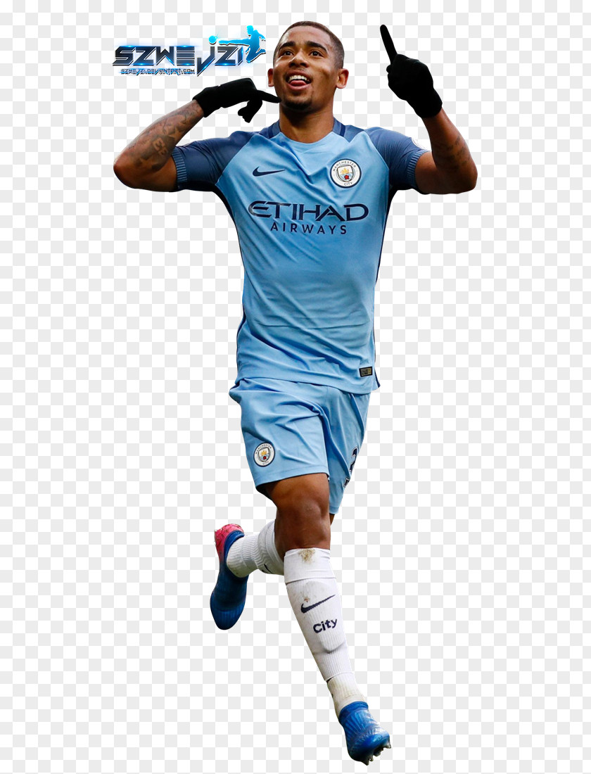 Gabriel Jesus Manchester City F.C. Premier League Brazil National Football Team PNG