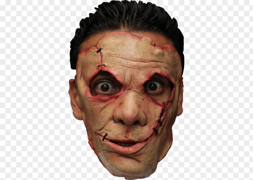 Mask Ed Gein Smiley Face Murder Theory Serial Killer Costume PNG