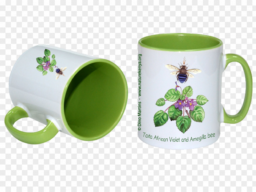 Mug Coffee Cup Green Ceramic Handle PNG