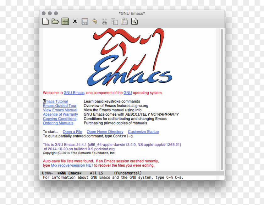 Window GNU Emacs Manual Text Editor Installation PNG