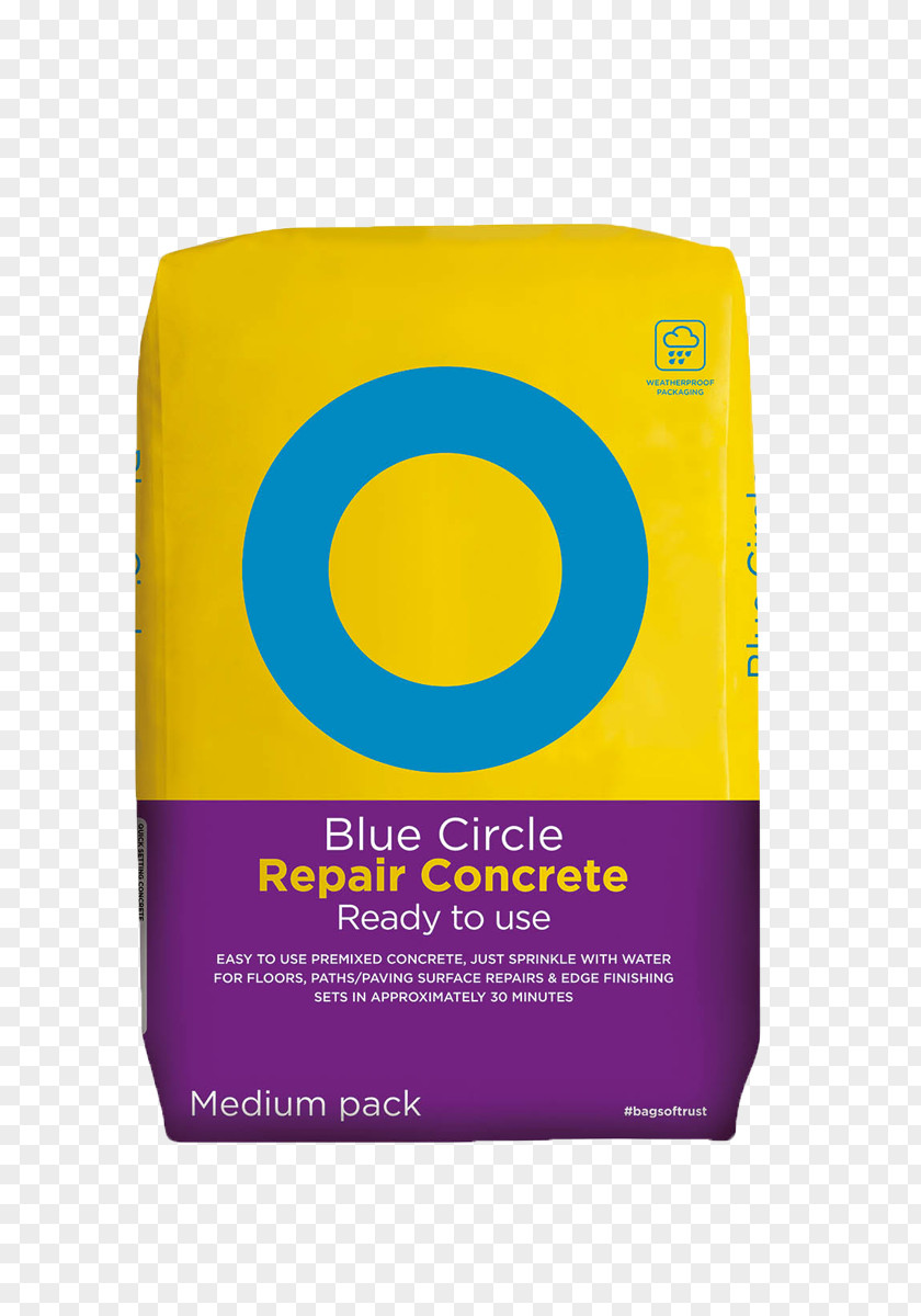 Blue Circle Concrete Cement Brand Font Product PNG