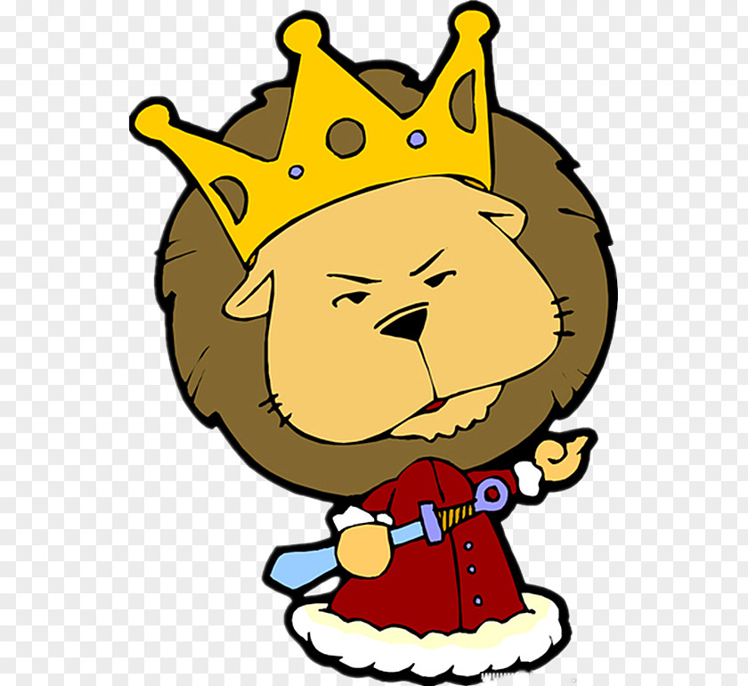 Cartoon Lion King Leo PNG