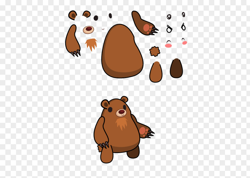 Puppet Bear Inkscape Clip Art PNG