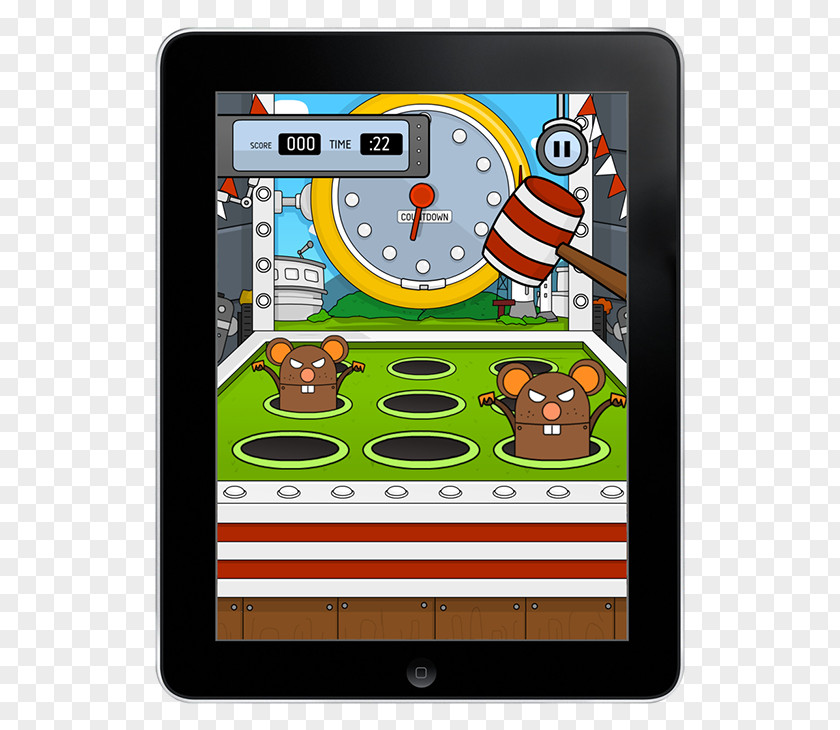 Whack A Mole Telephony Electronics Animated Cartoon Google Play Video Game PNG