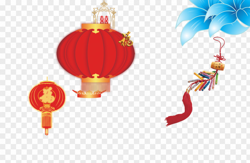 Chinese New Year Lantern Material Download PNG