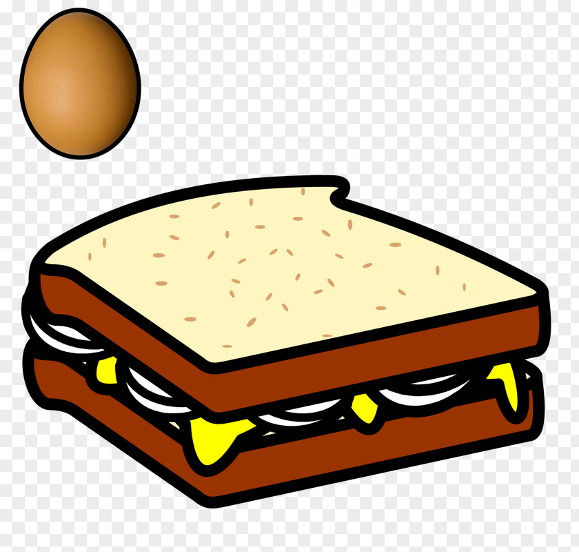 Egg Sandwich Food Clip Art PNG