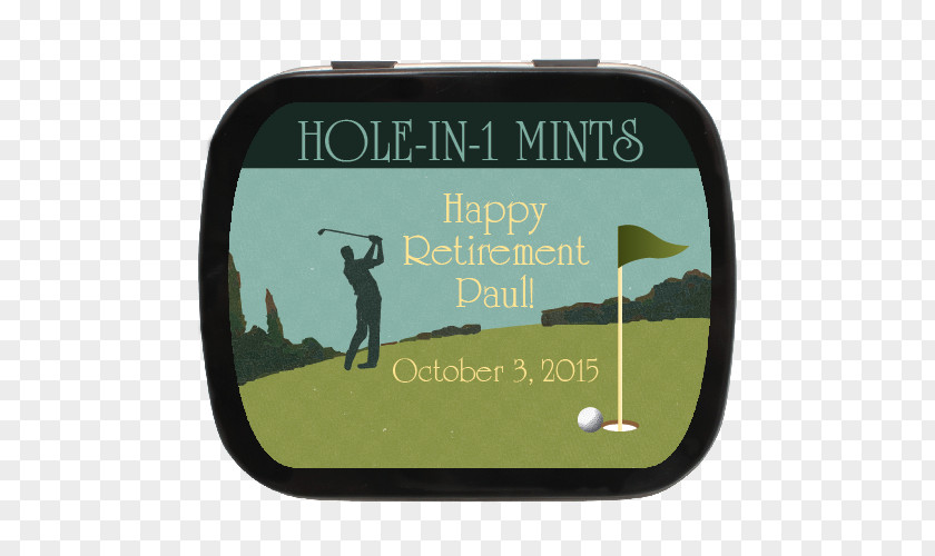 Retirement Reception Golf Party Favor Sports Hole In One PNG