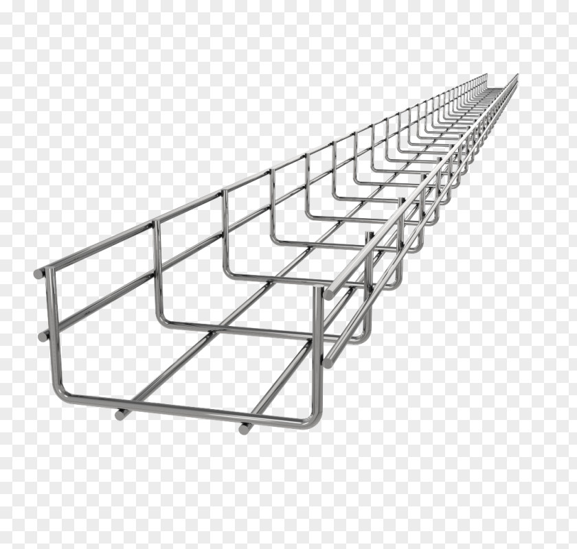 Wire Netting Cable Tray Steel Metal Electrical PNG