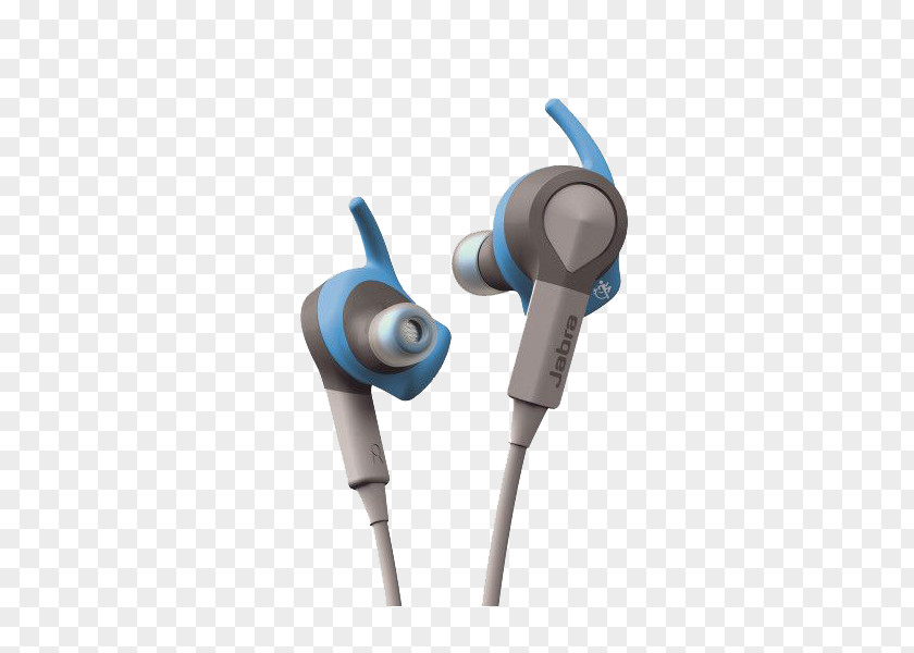 Blue Headphones Jabra Headset Sport Coach PNG