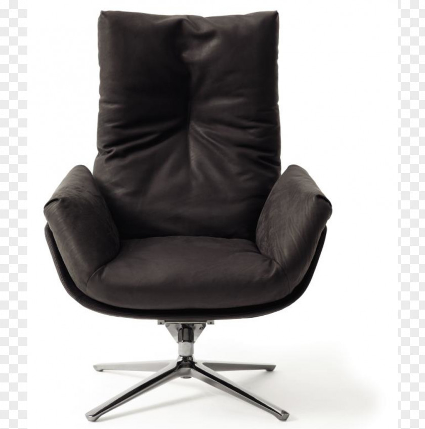 Chair Eames Lounge Leather Wing PNG