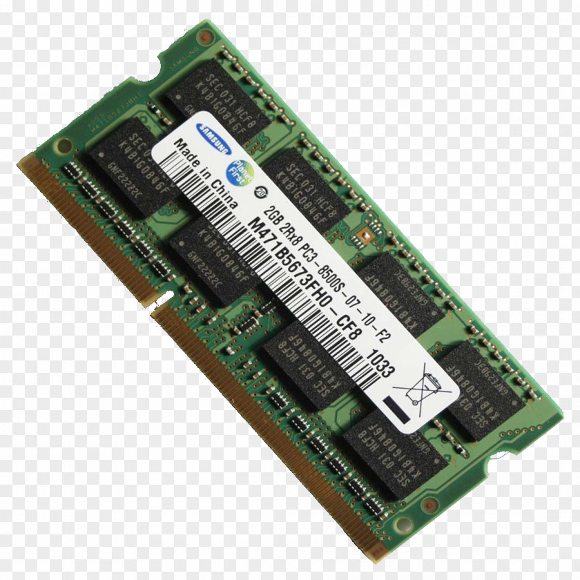 Laptop DDR3 SDRAM SO-DIMM Computer Memory PNG
