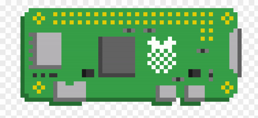 Raspberry Pi Pixel Art F-Zero Game Electronics PNG