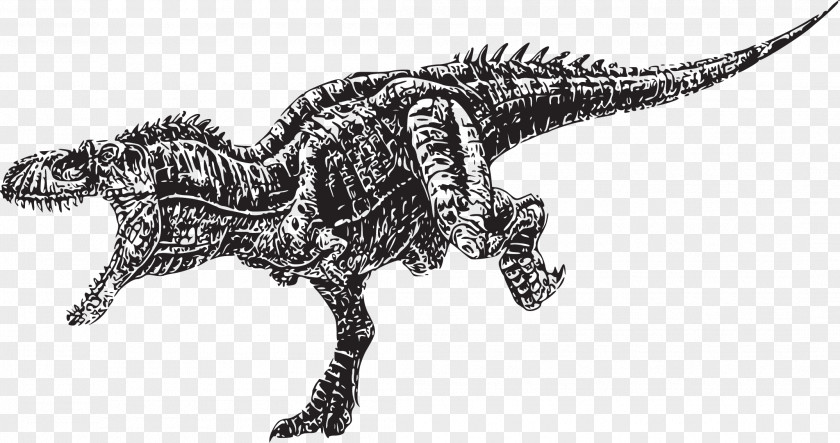 Silhouette Of Fury Tyrannosaurus Daspletosaurus Albertosaurus Carcharodontosaurus T-shirt PNG