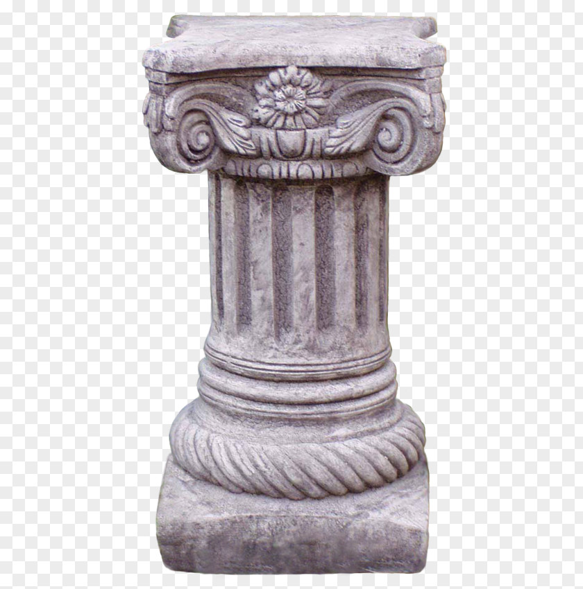 Stone Classical Sculpture Carving Garden PNG