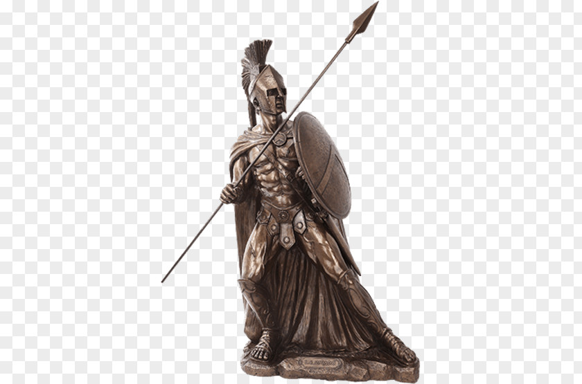 Warrior Spartan Army Statue Leonidas Ancient Greece PNG