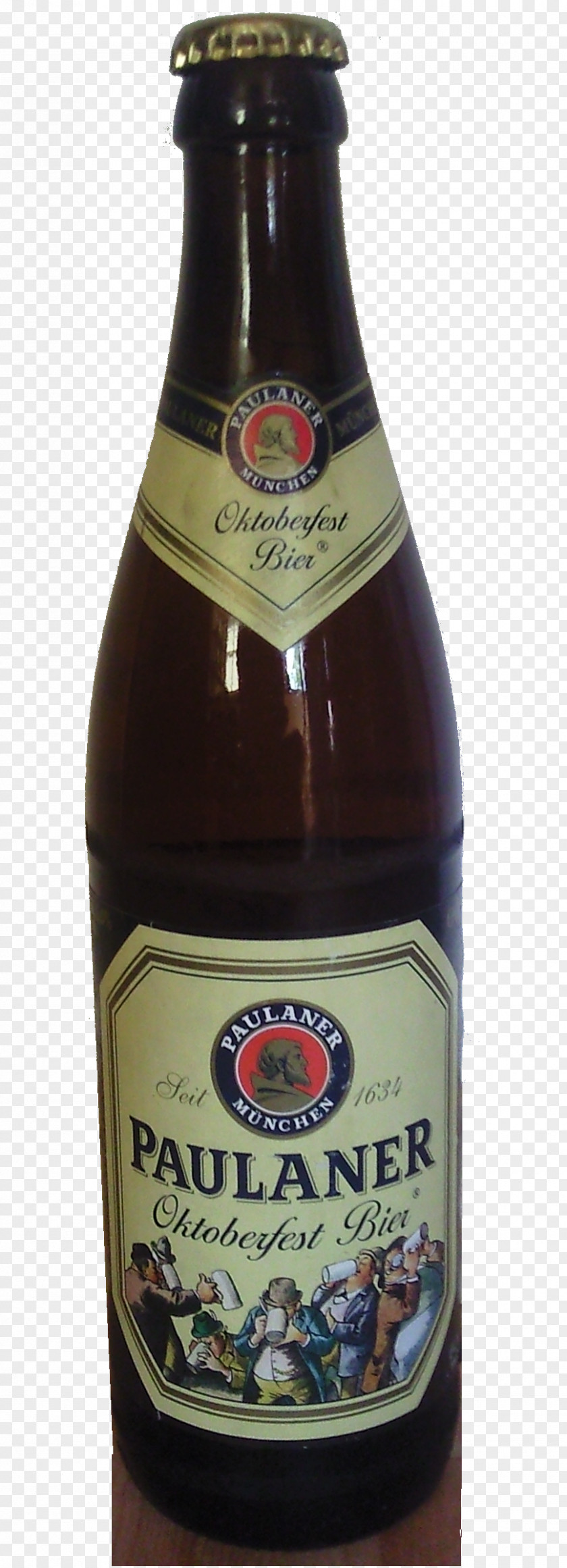 Beer Ale Bottle Paulaner Brewery Wheat PNG