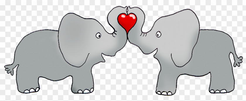 Valentine Elephant Cliparts Valentines Day Heart Greeting Card Clip Art PNG