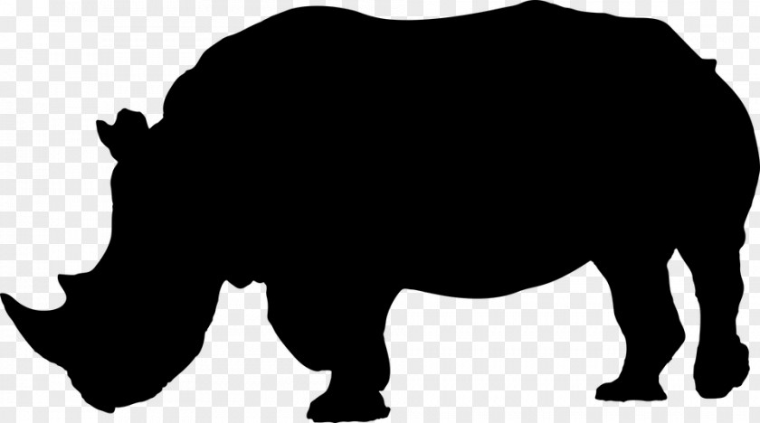 Black Rhinoceros Hippopotamus Clip Art PNG