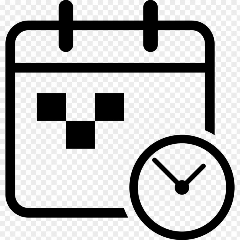 Date Icon White Calendar Diary Time Agenda PNG