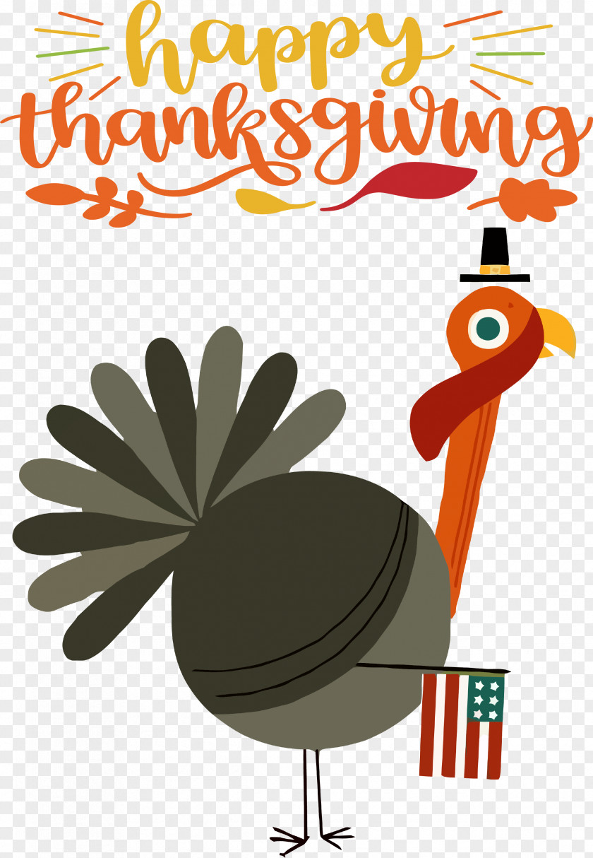 Happy Thanksgiving Turkey PNG