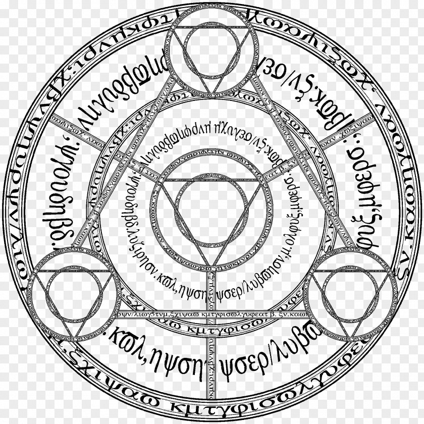 Key Of Solomon Magic Circle Evocation The Book Abramelin PNG