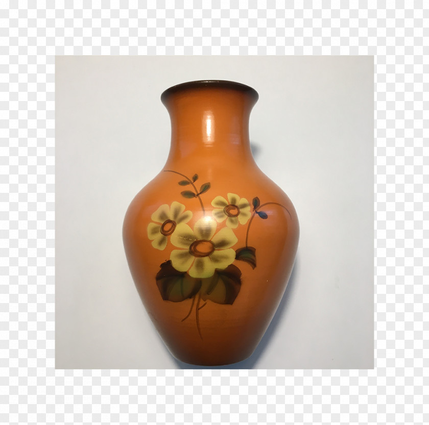 Retro Vase Ceramic Pottery Scheurich Germany PNG