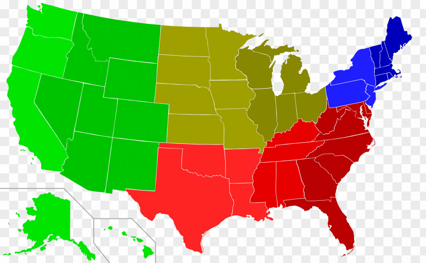 America United States Red And Blue U.S. State Map Election PNG