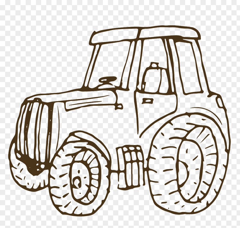 Cartoon Tractors Design Image Car Photography PNG