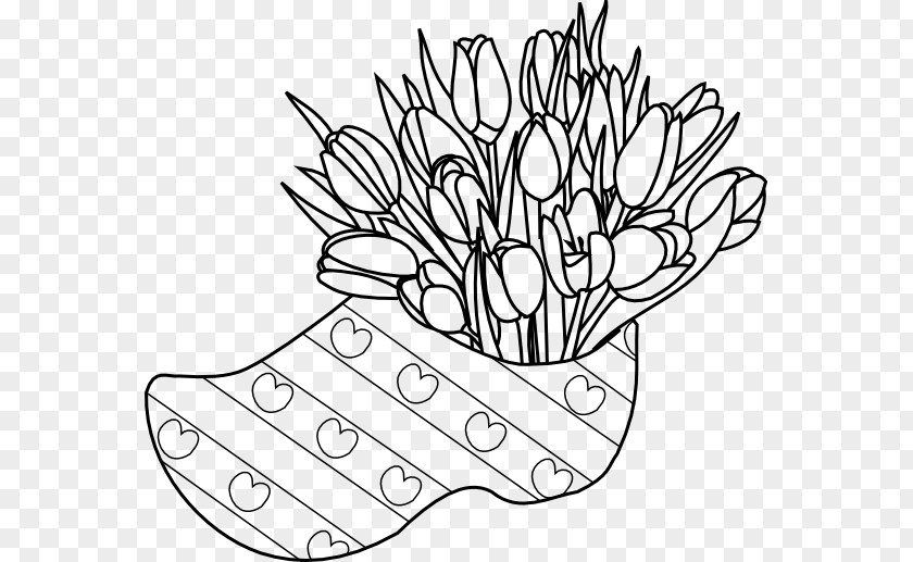 Fringe Netherlands Tulip Mania Clog Shoe Drawing PNG