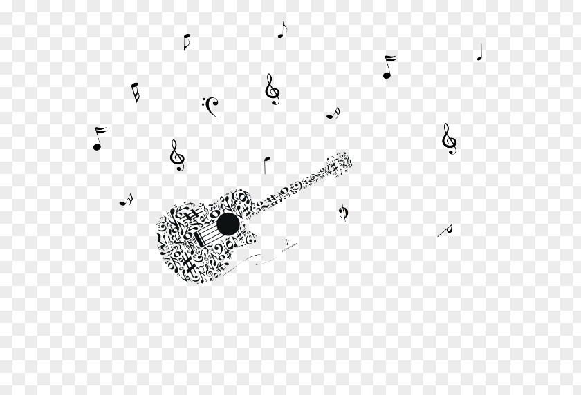 Guitar Diatomaceous Earth Musical Note Wall PNG