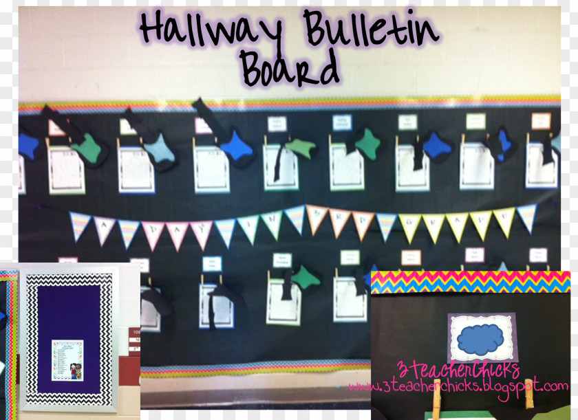 Hallway School Classroom Banner Teacher Display Device PNG