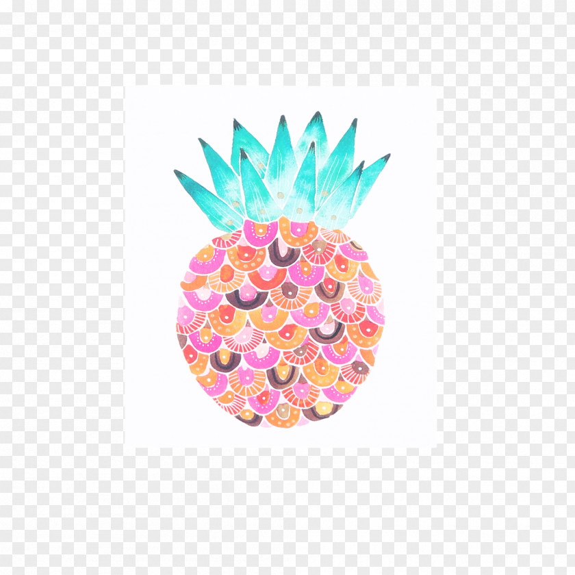 Hand-painted Pineapple Greeting & Note Cards Gift Illustrator Melbourne PNG