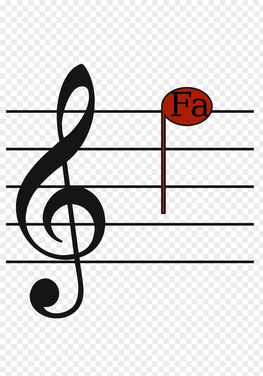 Musical Note Clef Treble Staff Flat PNG
