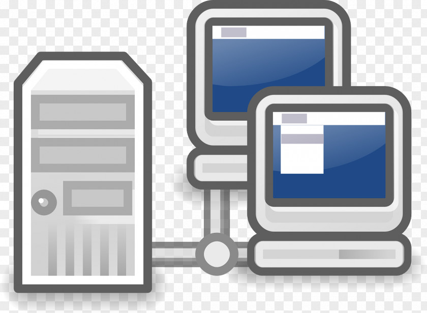 Network Computer Diagram Clip Art PNG