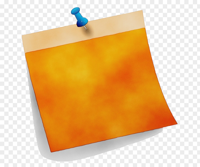 Paper Yellow Watercolor PNG