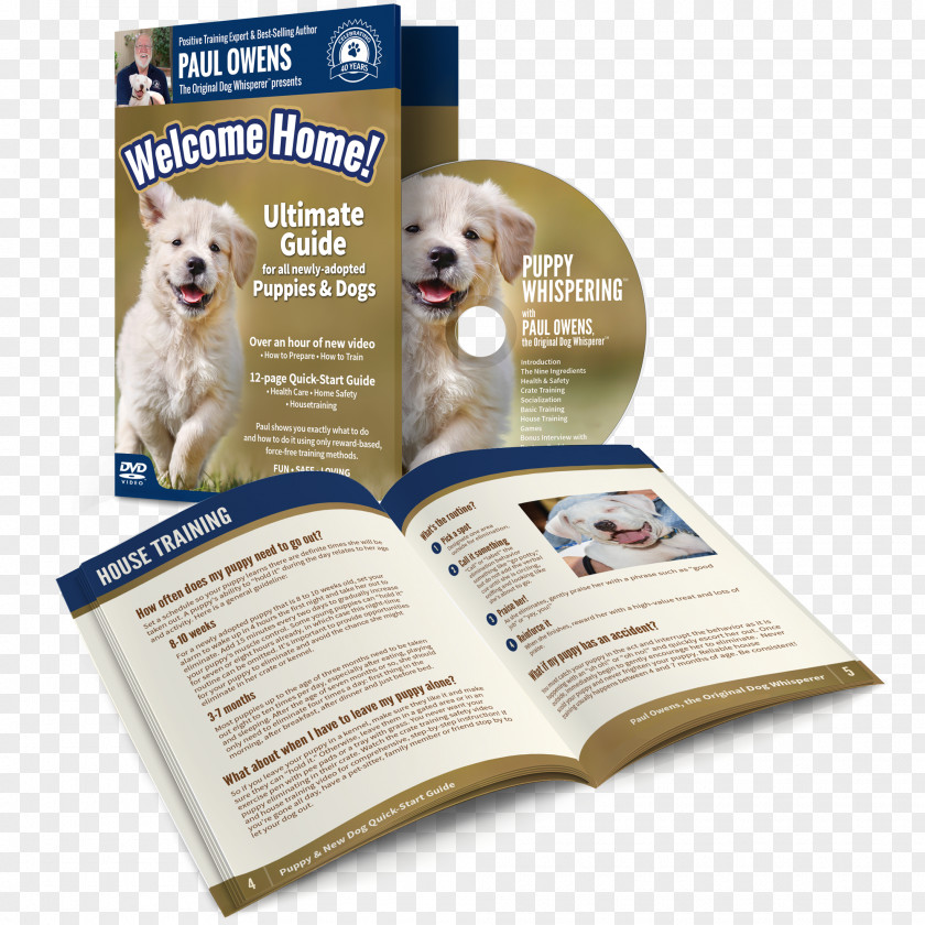 Puppy Dog Breed The Whisperer: A Compassionate, Non Violent Guide To Early Training And Care Companion PNG