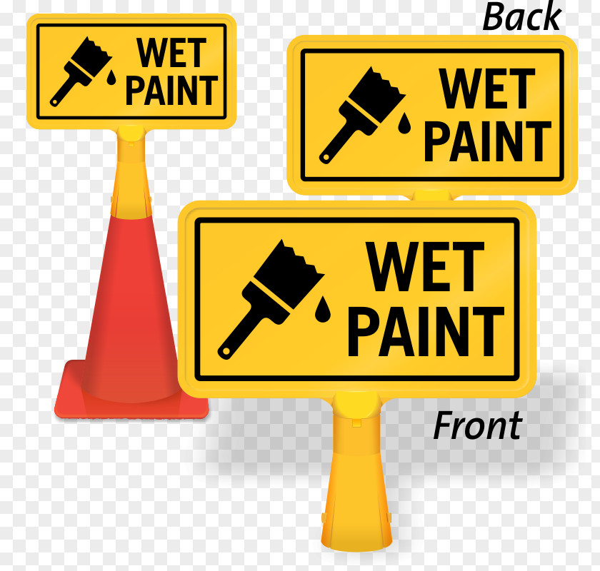 Sign Wet Traffic Painting Graphic Design PNG