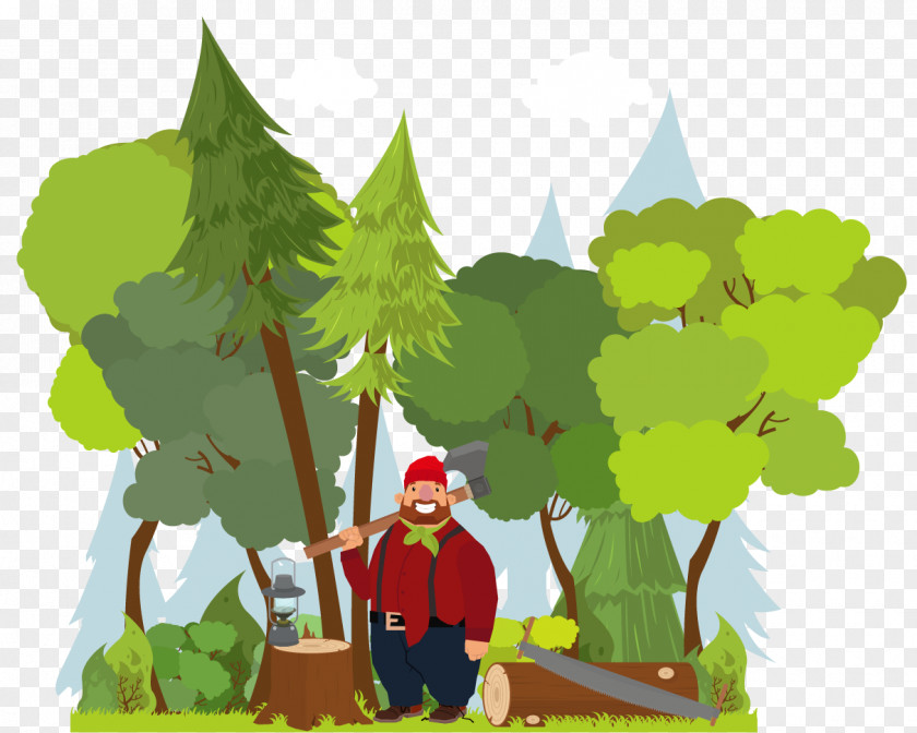 Tree Arborist Direct Glasgow Lumberjack PNG