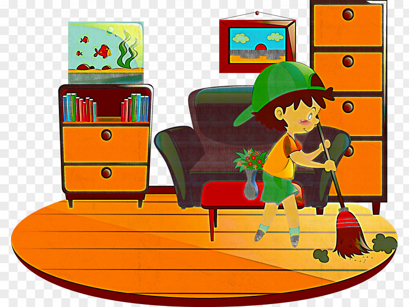 Cartoon Play Furniture Table PNG