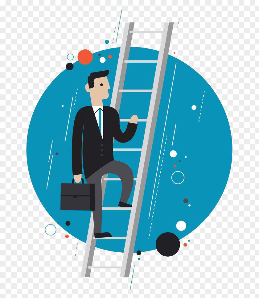 Climb The Ladder Leadership Stock Illustration Royalty-free PNG
