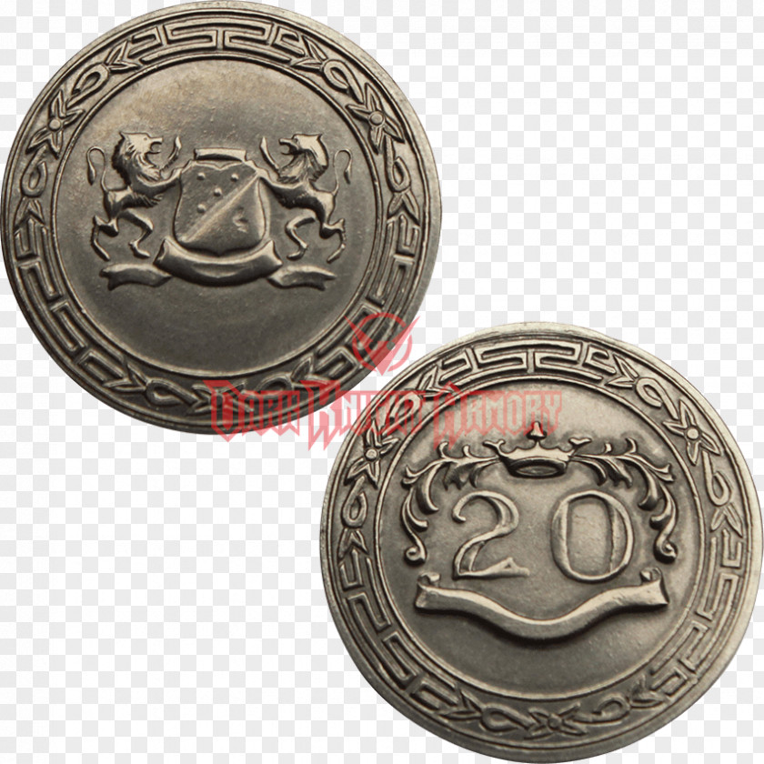 Coin Silver Medal Nickel Metal PNG