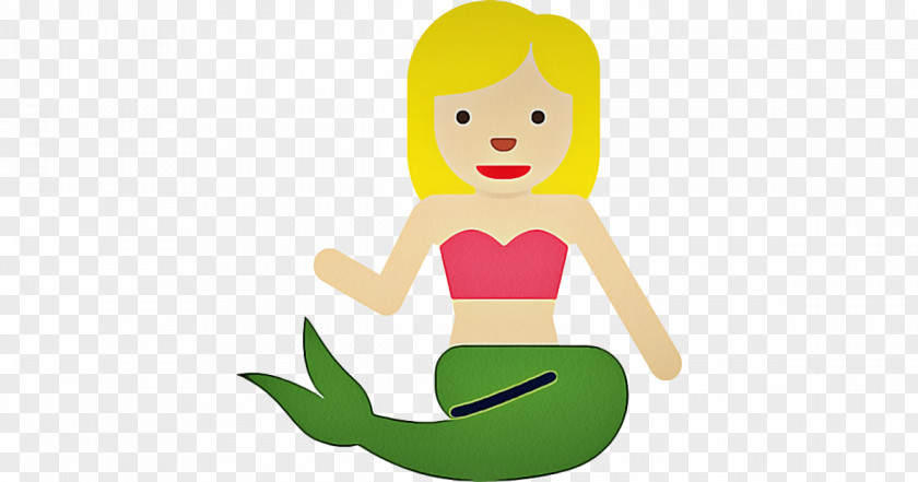 Logo Smile Mermaid Cartoon PNG