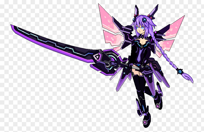 Pixel Heart Hyperdimension Neptunia Art PNG