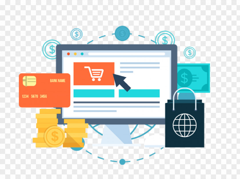 Web Design Development E-commerce Shopping Cart Software Business Retail PNG